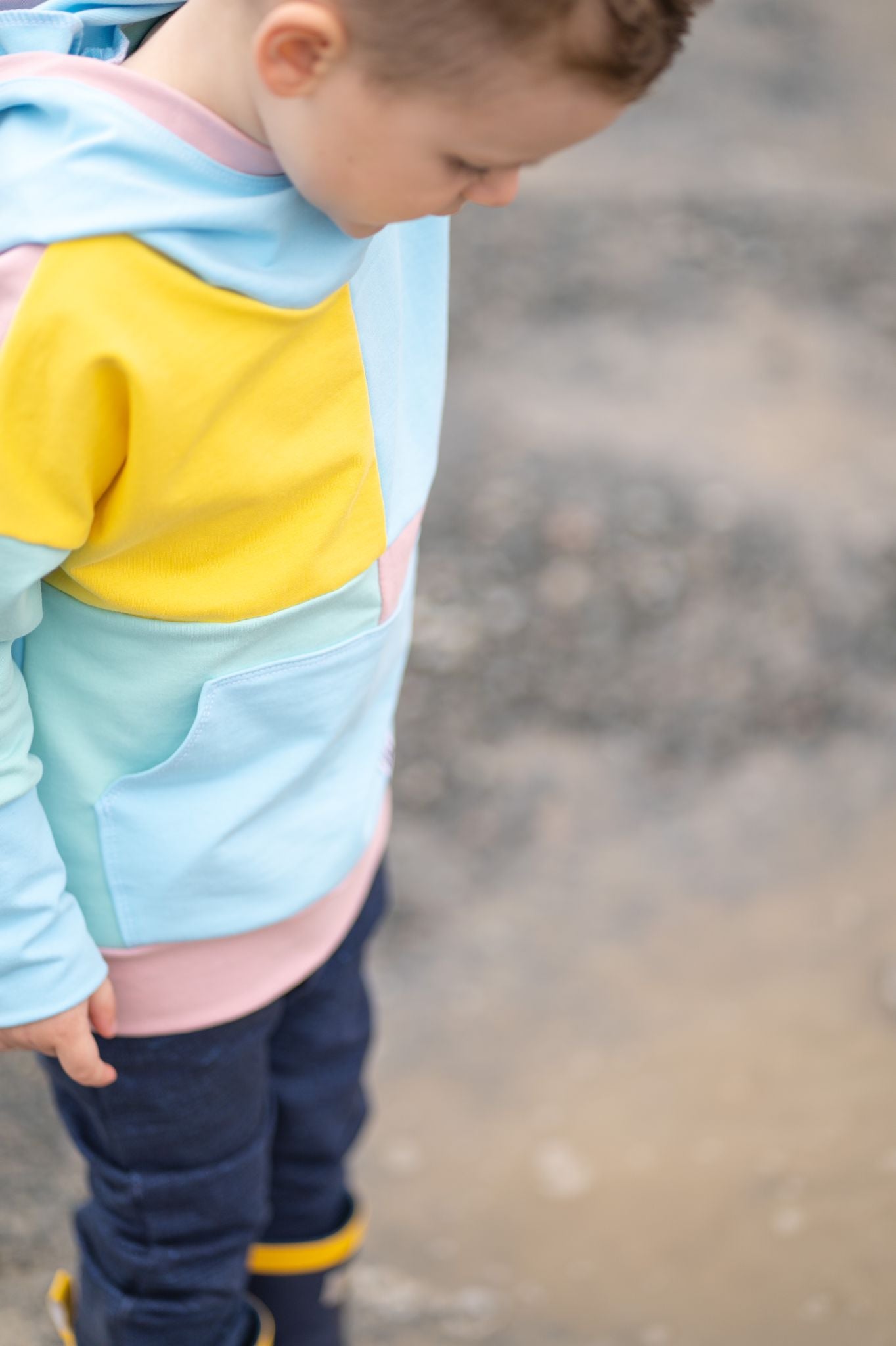 Pastel ColourBlock Hoodie - Grow With Me