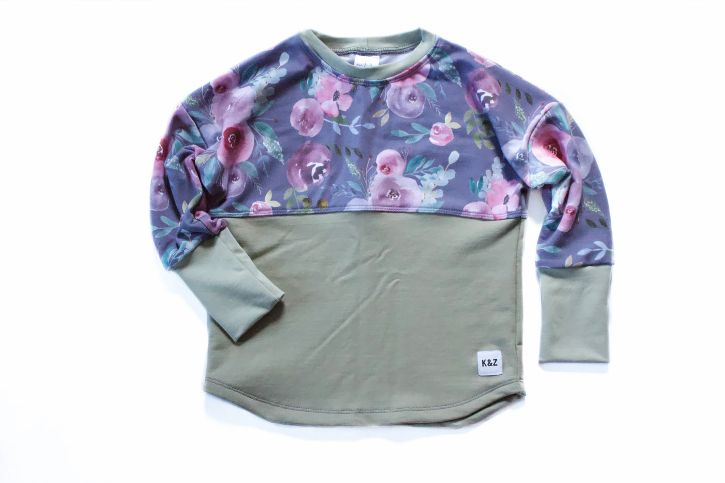 Watercolour Floral Sweater- Grow With Me