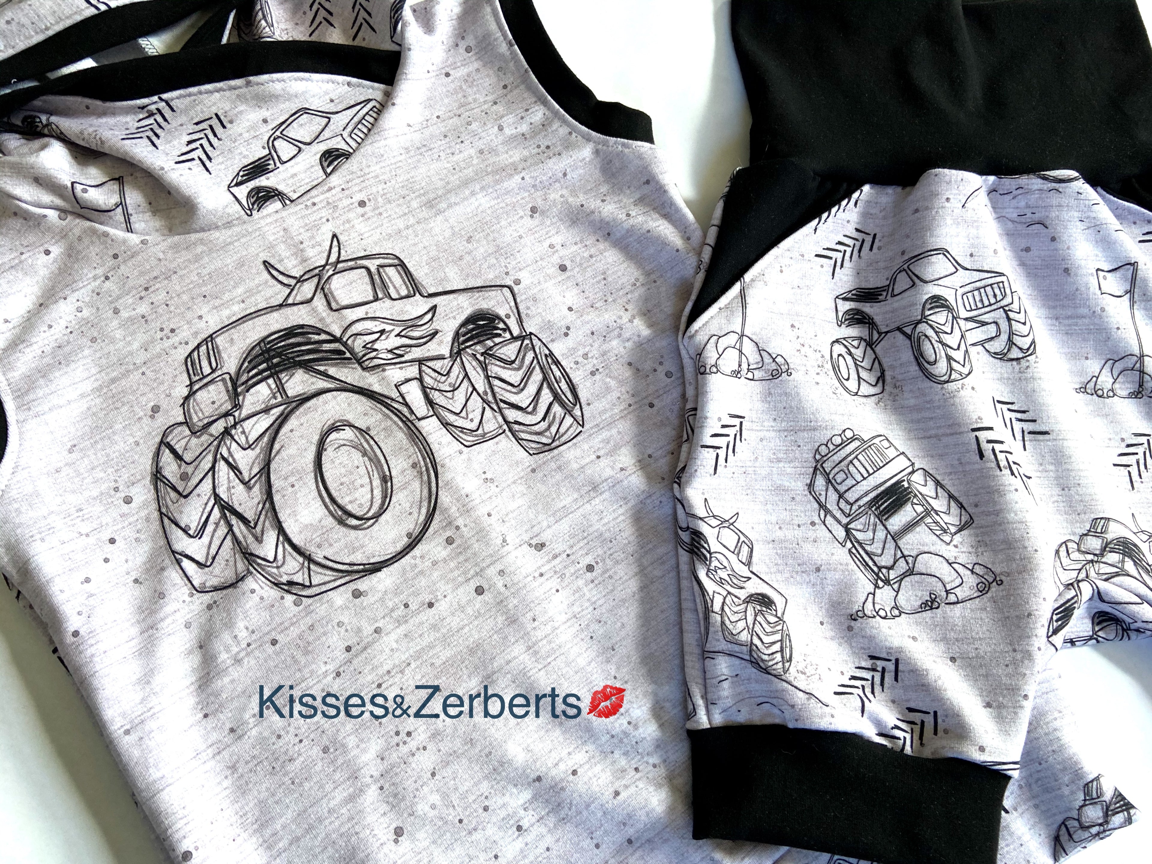 Monster Trucks Summer Tank Set - Grow With Me