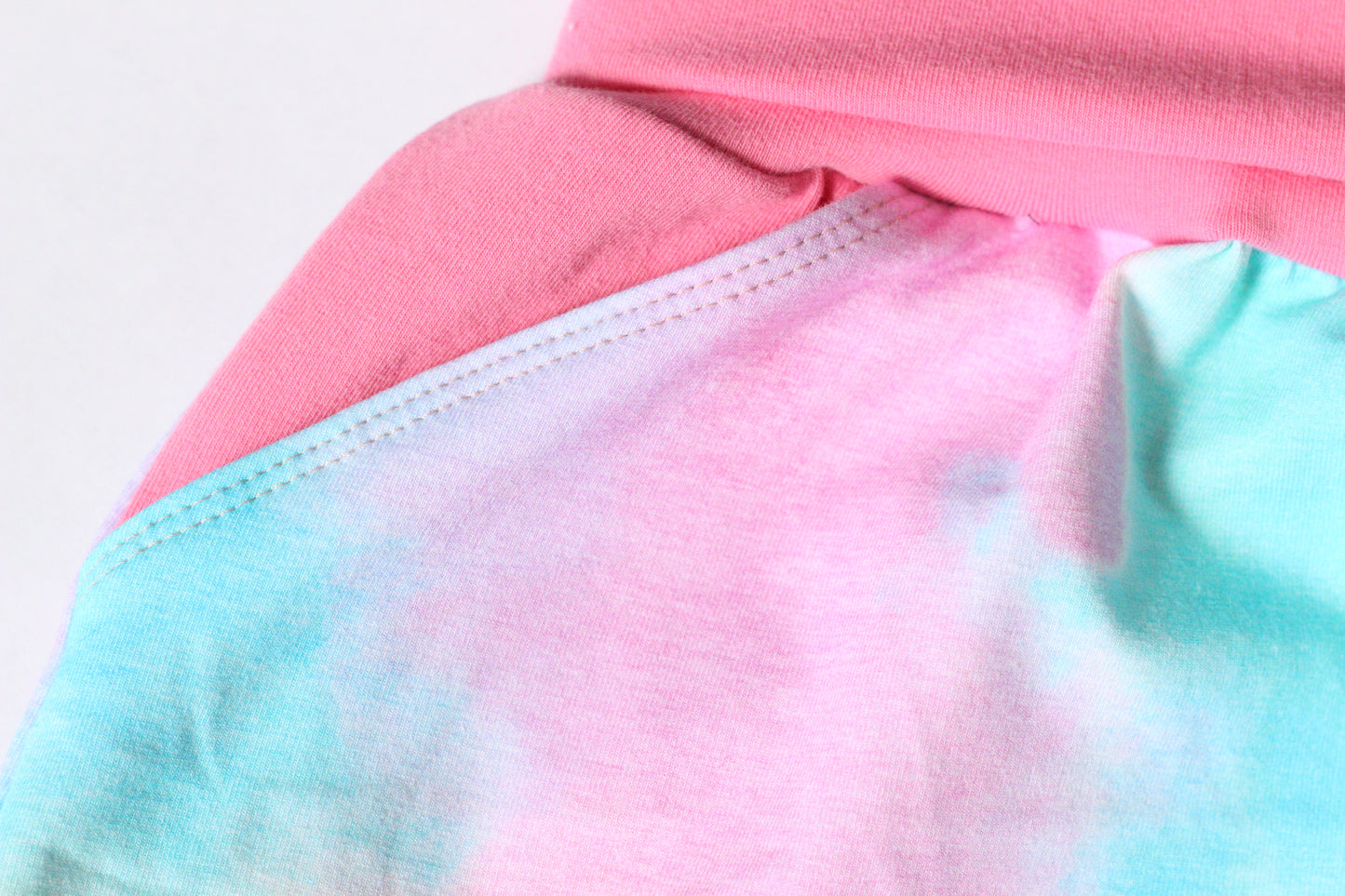 6-9y Cotton Candy Tie Dye Shorts - Grow With Me