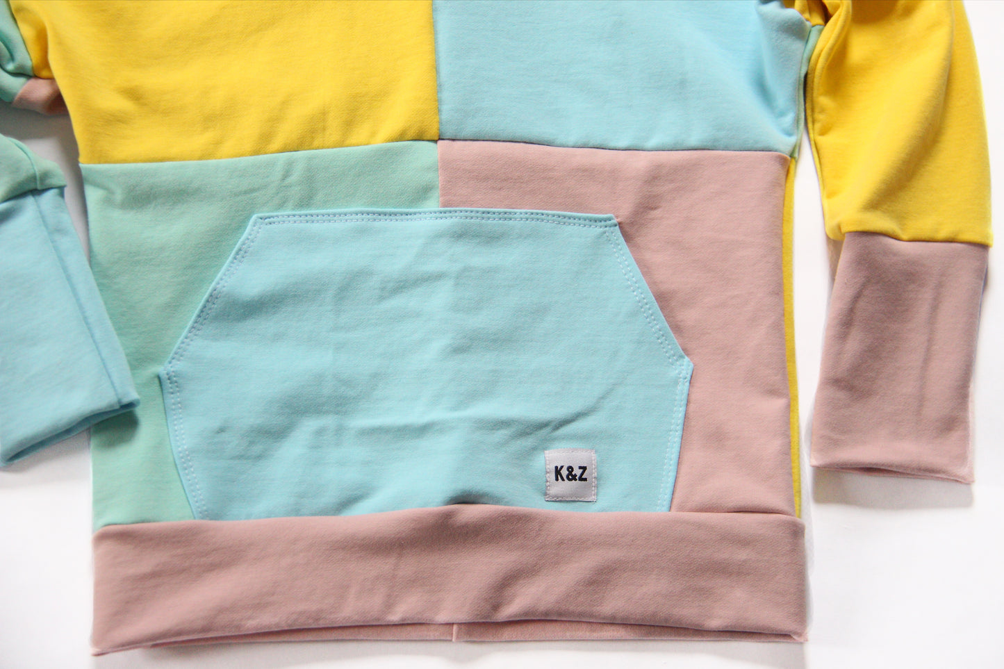 Pastel ColourBlock Hoodie - Grow With Me