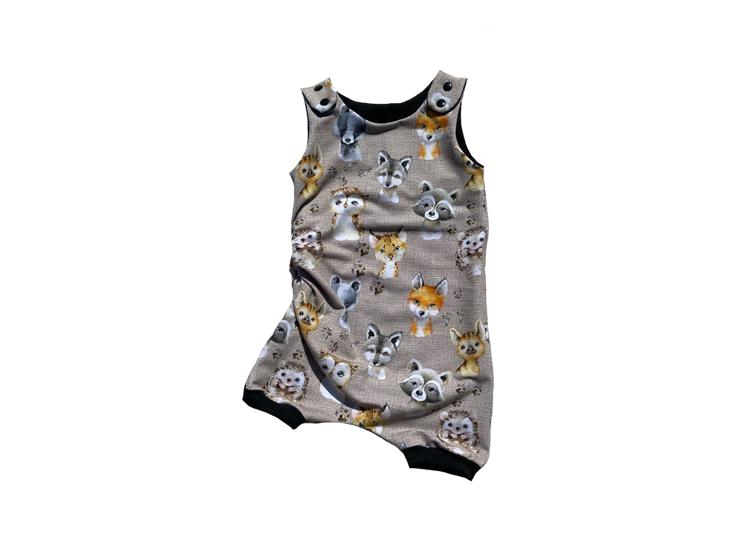 Forest Friends Overall Romper - Grow With Me